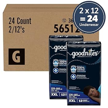 goodnites XXL 紙おむつ　おねしょパンツ　 男の子用　18枚1パック goodnites XXL 紙おむつ おねしょパンツ 男の子用 18枚1パック
